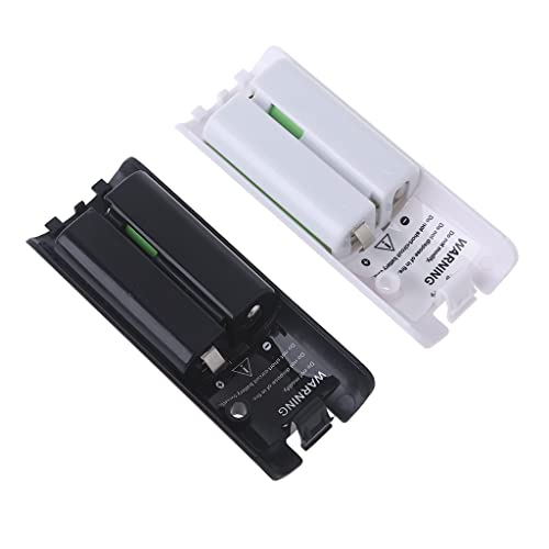 ZHINTE Batería Apto para Consola de Juegos Wii Wii U Power Bank 2 uds 2800Mah batería Recargable de Respaldo Paquete de batería Estuche de Carga