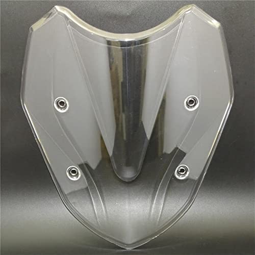 ZHUAN Moto Parabrisas Piezas de Motocicleta, Parabrisas de Doble Burbuja, Protector de Pantalla para BMW S1000XR S 1000 XR K49 2014 2015 2016 2017 2018 2019 (Color : Clear)