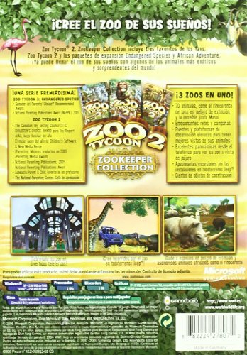 Zoo Tycoon 2 Zookeeper Collection