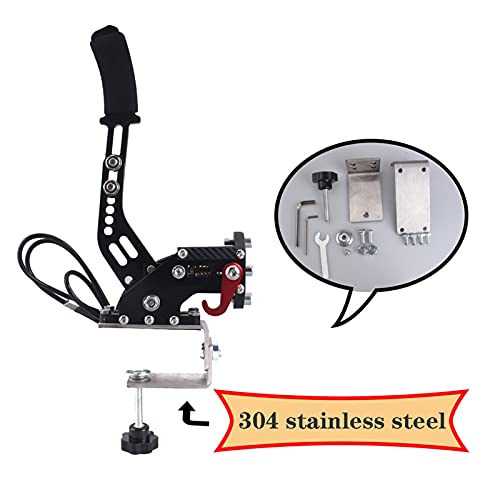 ZSM Handbrake 16 bits PC USB Handbrake para SIM Auto Racing Games G25 / G27 / G29 T500 Acero y Aluminio Rally Ajuste Ajustable para PC Windows Dirt Rally Sistema de Frenos (Color : Army Green)