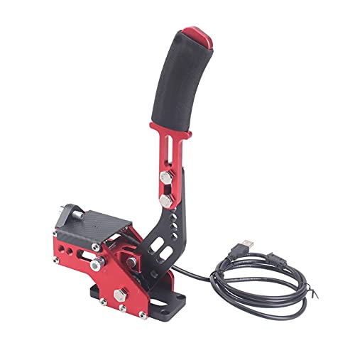 ZSM Handbrake 16 bits PC USB Handbrake para SIM Auto Racing Games G25 / G27 / G29 T500 Acero y Aluminio Rally Ajuste Ajustable para PC Windows Dirt Rally Sistema de Frenos (Color : Army Green)