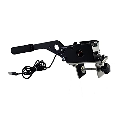 ZSM Handbrake USB Abrazadera de Freno de Mano para Logitech G29 / G27 / G25 T500 SIM Juegos de Carrera FANATEC OSW Dirt Rally PC Piezas de Freno de Mano Sistema de Frenos (Color : HB-02-BK)