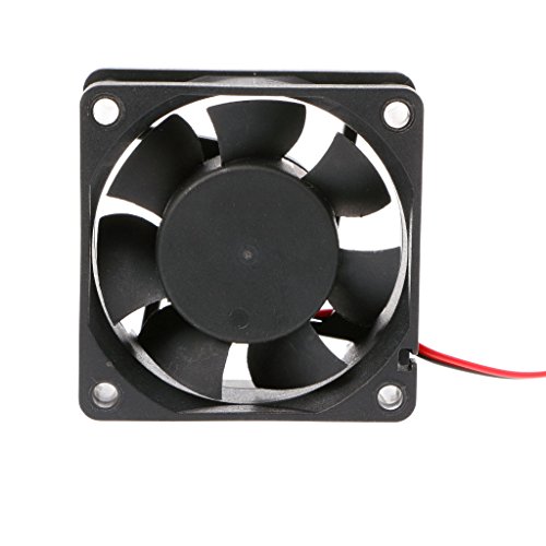 ZZALLL 60mm × 60mm × 25mm DC 12V 24V 2-Pin Cooler Sin escobillas PC CPU Case Cooling Fan 6025-1#