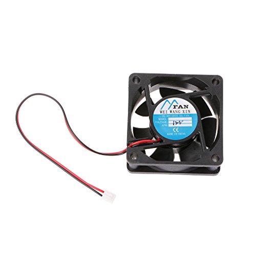 ZZALLL 60mm × 60mm × 25mm DC 12V 24V 2-Pin Cooler Sin escobillas PC CPU Case Cooling Fan 6025-1#