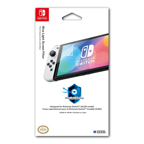 - Protector de pantalla anti luz azul para Nintendo Switch (Modelo OLED) - Licencia oficial (Nintendo Switch)