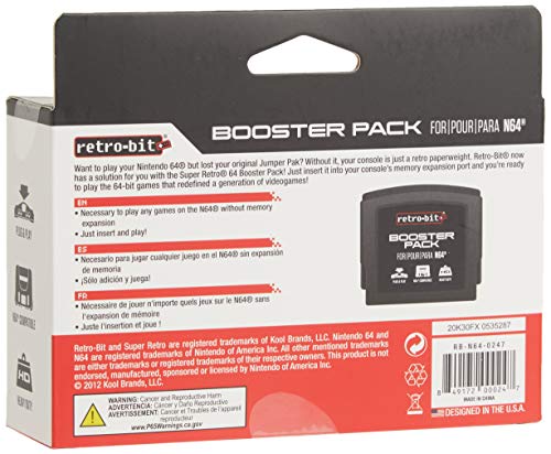 - Retro-Bit N64 Booster Pack (Nintendo 64)