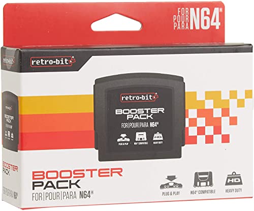 - Retro-Bit N64 Booster Pack (Nintendo 64)