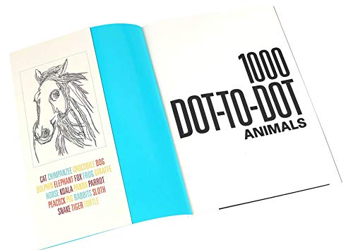 1000 DOT-TO-DOT ANIMALS