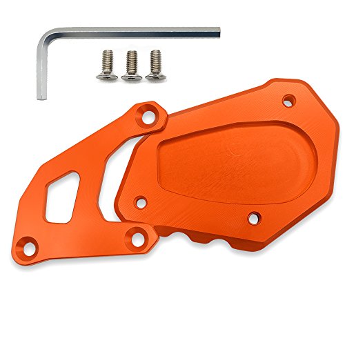 1050 1090 1190 1290 Adventure Motocicleta CNC Aluminio Costado Soporte Lateral Ampliar para 1050 1090 1190 1290 Adventure / 1290 Super Adventure R (Naranja+Naranja)