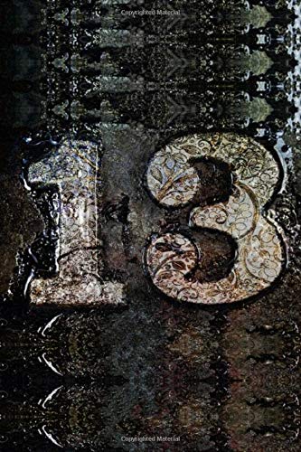 13: Friday the 13th Journal Notebook 6"x9" 150 page,Jason Lovers Gifts ideas.