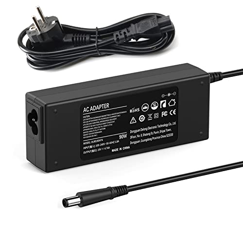 19V 4,74A 90W Cargador para portatil HP Pavilion G4 G6 G6t G7 M6 M7; Compaq Presario CQ57 CQ60 CQ61 Cq40 Cq62; EliteBook 745 820 840 850 G1 G2; Compaq Presario Cq40 Cq62; Probook G0 G1 G2 7.4 x 5.0mm