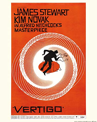 1art1 Vértigo - Obra Maestra De Alfred Hitchcock, 1958 Póster Impresión Artística (50 x 40cm)