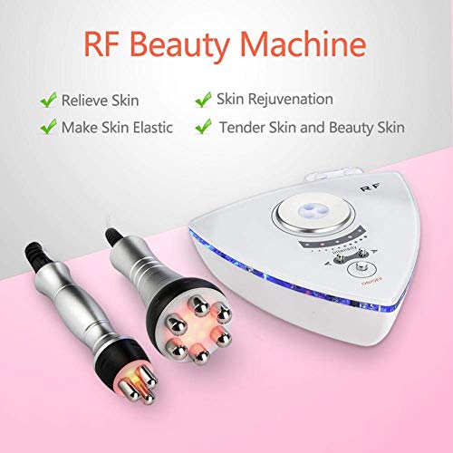 2 en 1 máquina de belleza RF, Máquina de radiofrecuencia, Rejuvenecimiento Reafirmante Piel, eliminar arrugas, rejuvenecer, blanquear la piel, máquina de belleza facial para el cuidado de la piel (EU)