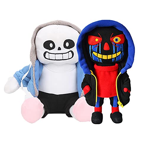 2 unids / Lote Juego Undertale Sans Juguetes de Peluche 25cm Undertale muñecos de Peluche Soft Sans Juguetes de Peluche para niños Regalos de cumpleaños