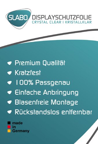 2 x Slabo protector de pantalla LG Google Nexus 5 lámina protectora de pantalla lámina protectora "Ultra Transparente" invisible MADE IN GERMANY