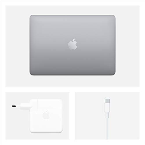 2020 Apple MacBook Pro (de 13 Pulgadas, Chip i5 de Intel, 16 GB RAM, 1 TB Almacenamiento SSD, Magic Keyboard, Cuatro Puertos Thunderbolt 3) - Gris Espacial