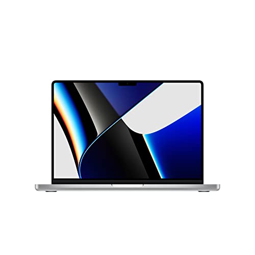 2021 Apple MacBook Pro (de 14 polegadas, Processador M1 Pro da Apple com CPU 8‑Core e GPU 14‑Core, 16 GB RAM, 512 GB SSD) - Prateado