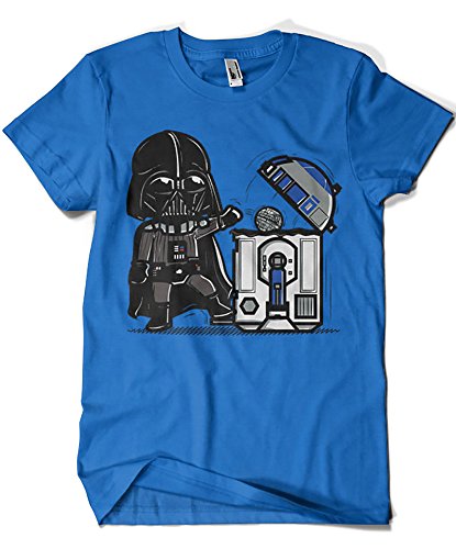 209-Camiseta Robotictrashcan (Donnie) (Azul Royal, L)