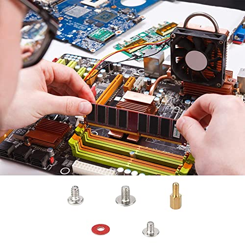 228 Piezas Kit de Tornillos de Ordenador Personal Tornillos de PC para Disco Duro Carcasa Placa Base Ventilador con una Caja de almacenamiento