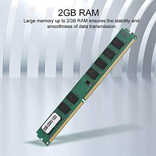 2GB DDR3 RAM, Bewinner DDR3 2GB DDR3 con 1333MHz, 240Pin RAM para transferencia de datos súper rápida Memoria RAM para PC, No requiere controlador, Completamente adecuado para Intel / AMD