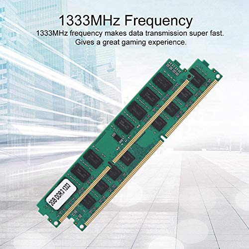 2GB DDR3 RAM, Bewinner DDR3 2GB DDR3 con 1333MHz, 240Pin RAM para transferencia de datos súper rápida Memoria RAM para PC, No requiere controlador, Completamente adecuado para Intel / AMD