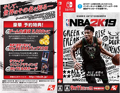 2K Games NBA 2K19 NINTENDO SWITCH JAPANESE IMPORT REGION FREE [video game]