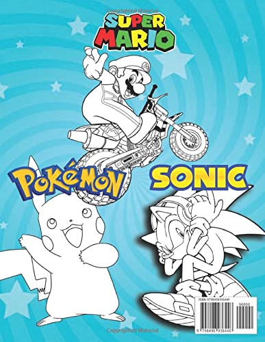 3 in 1 Anime Libro Da Colorare: +100 immagini di alta qualità, Libro da colorare speciale per bambini e appassionati da 3-7,4-8,8-10,8-12 anni, grandi regali per i bambini