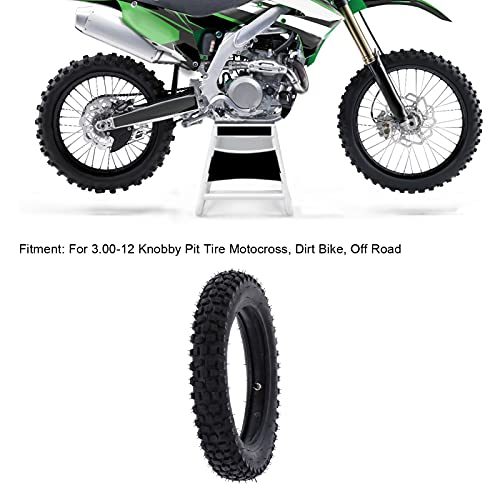 3.00-12 (80/100-12) Juego Combinado de Tubo Interior de Neumático, para Moto de Cross Knobby Pit Motocross Off Road