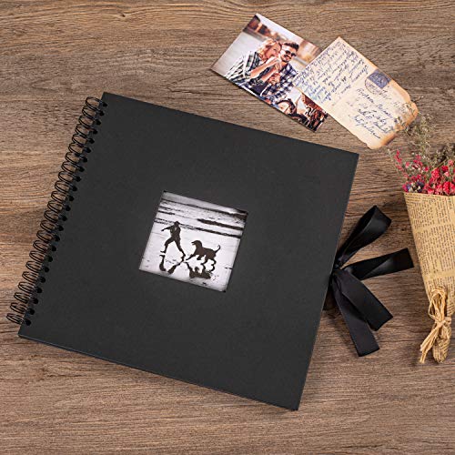 30x30 cm Kit Álbum de Fotos Scrapbook Recortes para Pegar con Tijeras y 216 Esquineras para Fotografías, Ideal para Regalar o para Uso Propio,60 Páginas