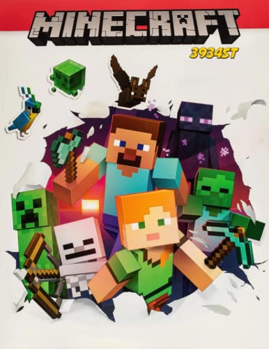 3934ST! Jane! Minecraf𝖙 Coloring Book: Great Coloring Book For Kids, Teens, Adults And Any Fan Of Minecraf𝖙. Amazing Drawings Of Characters, Weapons, Creatures And Others