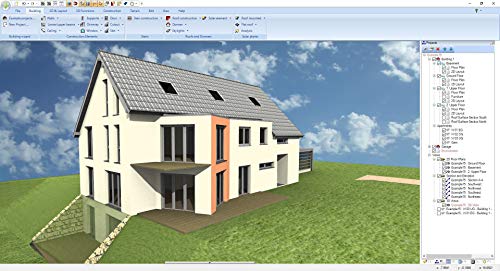 3D CAD 7 Professional - Plan & design buildings from initial rough sketches to the finished blueprints - CAD and architecture software for Windows 10, 8.1, 7