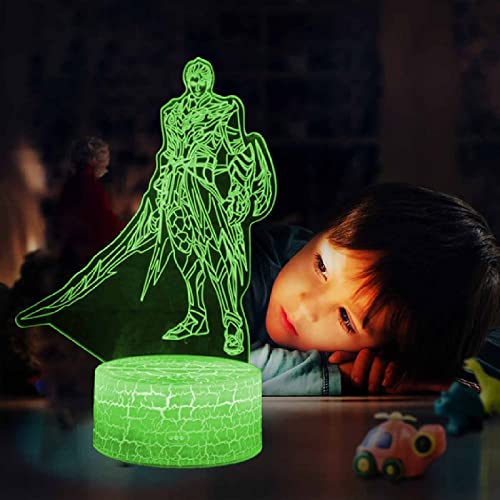 3D ilusión llevó la lámpara de noche honor de los reyes regalos perfectos para los niños y la habitación decoración de la habitación Darth Vader personajes