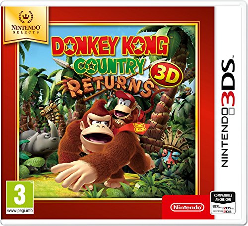 3DS Donkey Kong Country Returns 3D Select - Nintendo 3DS [Importación italiana]