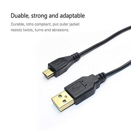 3M Micro USB Extra Long Gold plated USB Play and charge cable for Playstation 4 controller PS4 Controllers Charging Cable