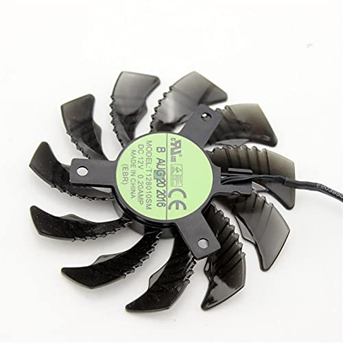 3pcs 3Pin 75mm T128010SM PLD08010SM PLD08010S12H GTX970 VGA GPU Fan de Cooler para Gigabyte GTX 970 Windforce G1 Tarjetas gráficas como reemplazo
