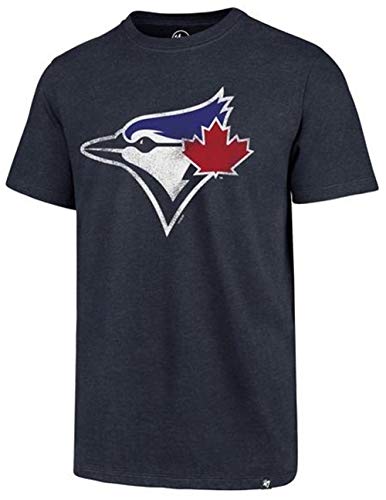 '47 Brand Toronto Blue Jays Knockaround Club tee Fall Navy MLB Slim T-Shirt Mens Forty Seven