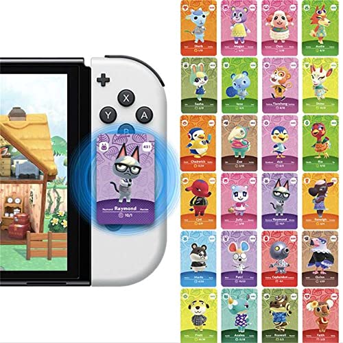 48 tarjetas NFC Amiibo, juego de cartas de aldeano de personajes raros para Animal Crossing New Horizons Amiibo, para Switch/Switch Lite/Wii U