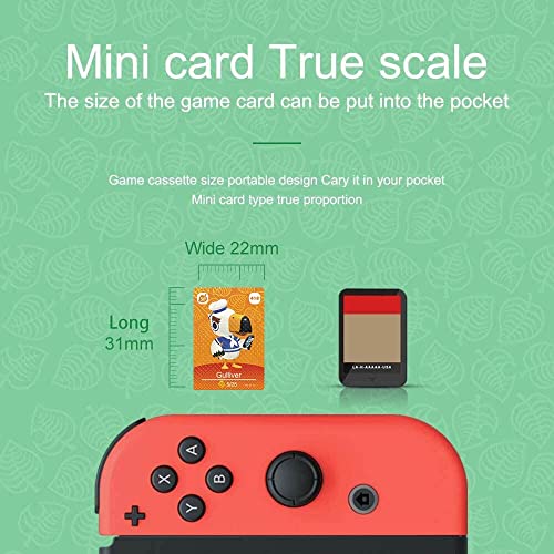 48 unids Animal Crossing New Horizons Series 5 Mini NFC Amiibo Tarjetas Villager Compatible con Interruptor/Interruptor Lite Wii U Nuevo 3DS