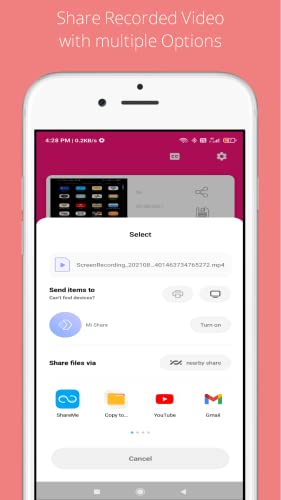4k Screen Recorder Pro WIth Internal Audio Recording