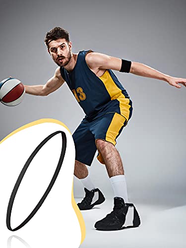 5 Diademas Deportivas Elásticas Finas y Antideslizantes Diadema de Cabello de Entrenamiento Delgado de Ejercicio Banda de Cabeza Atlética para Unisex Tenis Baloncesto Fútbol Ciclismo Yoga