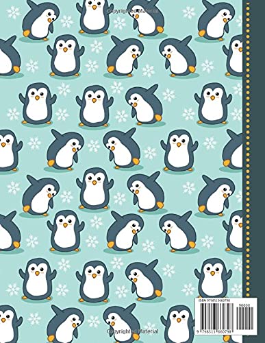 5-Year Monthly Planner 2021-2025: Dated 8.5x11 Calendar Book With Whole Month on Two Pages / Funny Dancing Dabbing Penguin - Art Pattern / Organizer ... - Charts / 60-Month Life Journal Diary Gift