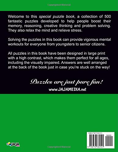 500 CODEWORD Puzzle Book 1 | For Effective Brain Exercise! (Fun Codeword Puzzles | Best Tool For Brain Exercise.)