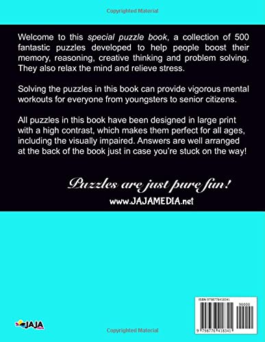 500 WORD FILL-IN Puzzle Book 1 | For Effective Brain Exercise! (500 Fun Word Fill-in Puzzles | Best Tool For Brain Exercise!)