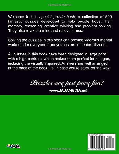 500 WORD FILL-IN Puzzle Book 2 | For Effective Brain Exercise! (500 Fun Word Fill-in Puzzles | Best Tool For Brain Exercise!)