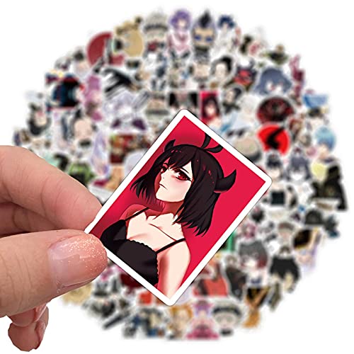 50PCS Anime Black Clover Stickers Waterproof To DIY Laptop Notebook Guitar PS4 Stationery For Children Cartoon Toy Sticker