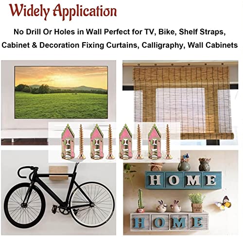 50Pcs Self Drilling Anchors Screws Set, Expansion Screws Set, Hollow-wall Anchor Kit with Screws, for Gypsum Insulation Board Insulation Board