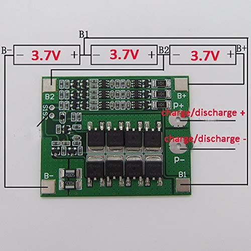 5pcs 3S 25A Li-Ion 18650 BMS PCM Battery Protection Board with Balance BMS PCM