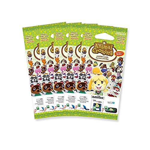 5x Amiibo Karten 3 Stück Animal Crossing Happy Home Designer Vol. 1 [Importación alemana]