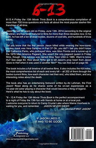6-13 A Friday the 13th Movie Trivia Book