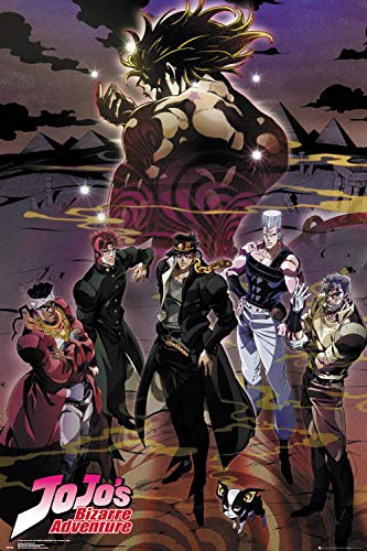 608985b - Jojo's Bizarre Adventure- Maxi Poster - Groupe - 61cm x 91.5cm (PlayStation 4)